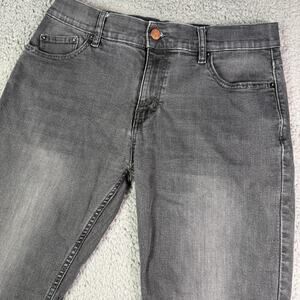 Mugsy Jeans Mens 35x30 Black Faded Mags Straight Stretch Denim FLX4NKG-35x30